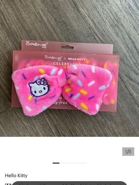 Pink Plush Bow Hair Clip - Sprinkles Design